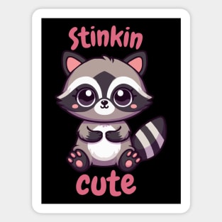 Stinkin Cute Racoon Sticker